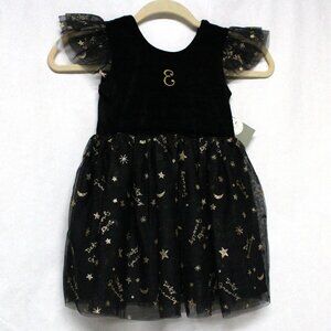 NWT Toddler Girl 4T Modern Moments Black Wicked Tutu Style Dress